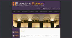 Desktop Screenshot of hermanandhermanlaw.com